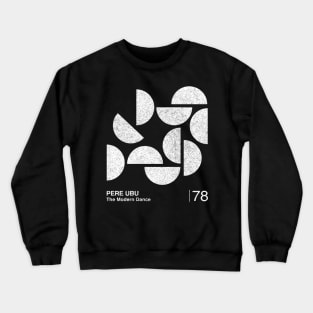 Pere Ubu / Minimalist Graphic Design Fan Artwork Crewneck Sweatshirt